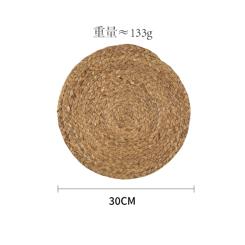 Comercio electrónico transfronterizo exclusivo para colchones aislantes de color natural japonés almohadillas de yute ecológicas almohadillas de maíz almohadillas de tazón de cuero almohadillas de agua