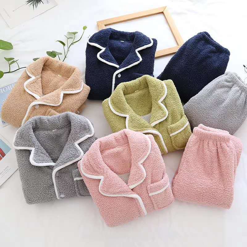 wholesale lovers new pattern winter keep warm Yang Quanrong reunite with Velvet pajamas suit Home Furnishings On behalf of