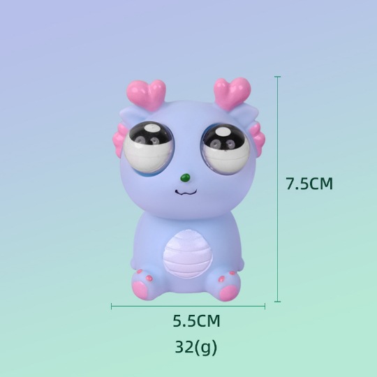 작은 폭발성 눈 드래곤 블루 + opp 포장