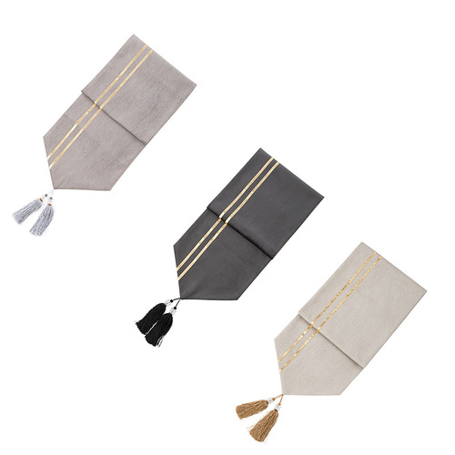 Nordic simple technology cloth table flag model room decoration table cloth modern light luxury tablecloth table mat coffee table cloth wholesale