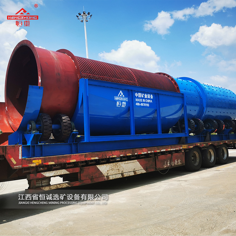 矿山机械矿场圆筒洗矿机洗石机成套设备供应