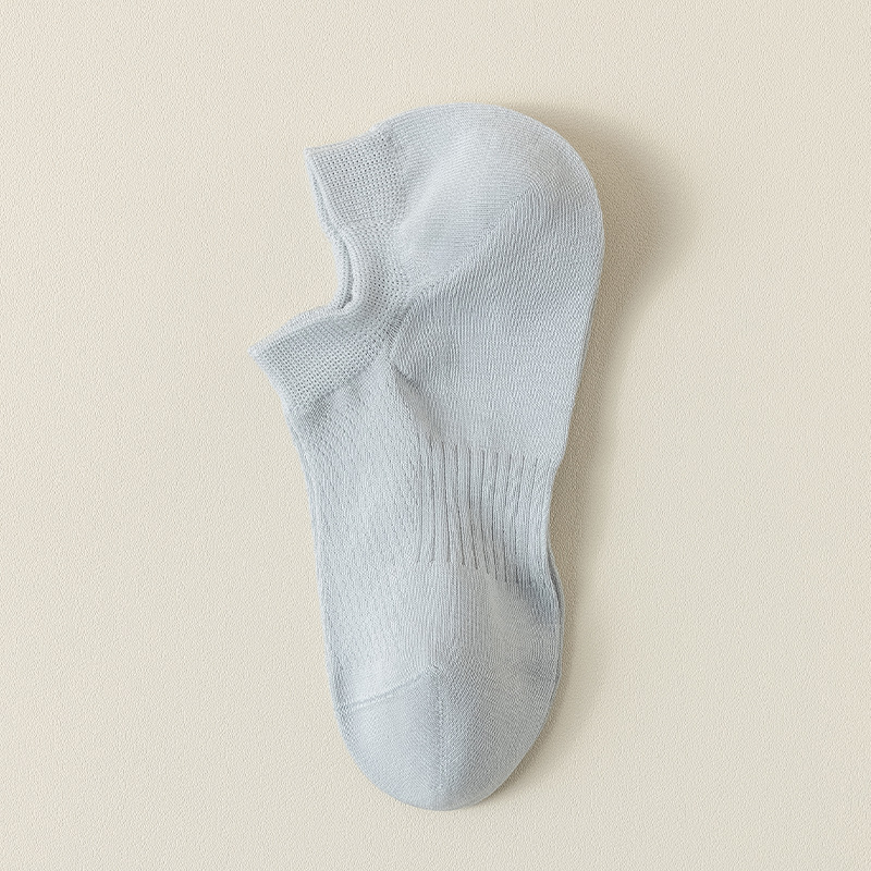 Calcetines de algodón puro Calcetines delgados de verano para hombres Calcetines de barco transpirables que absorben el sudor Calcetines de algodón de verano Calcetines Zhuji