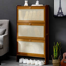 鞋柜高款立式入户柜一体玄关柜鞋架子家门口多层带门入门鞋架防尘