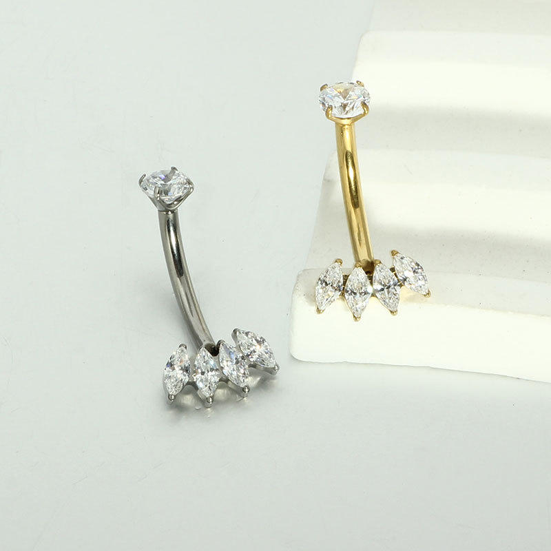 Labret piercing jewelry detail image