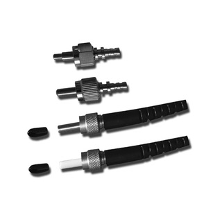 Manufacturer supply SMA optical fiber connection adapter plastic optical fiber jumper adapter flange base connector