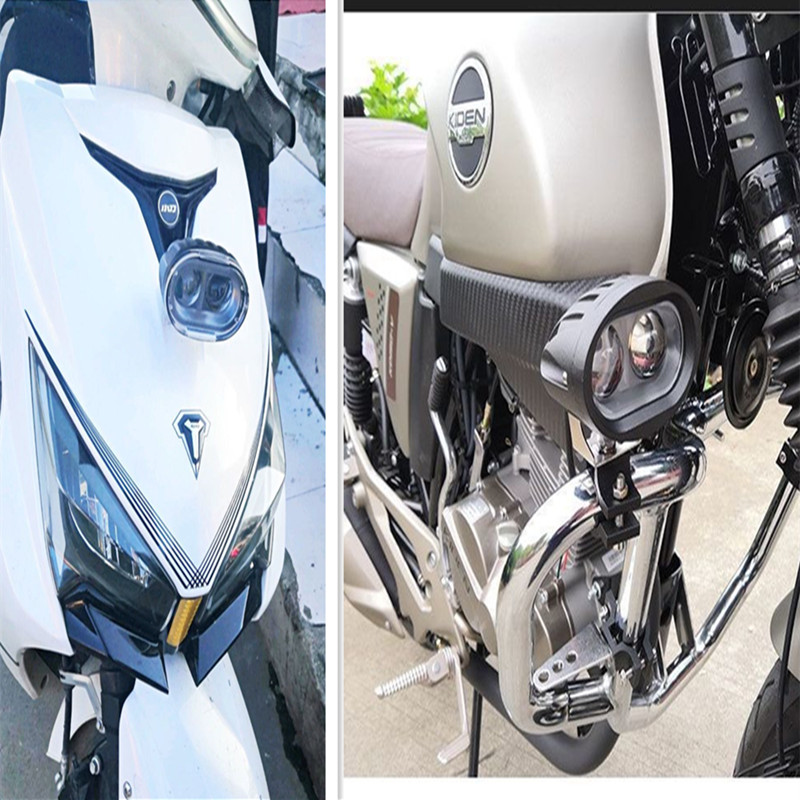 Venta caliente exterior impermeable foco R04 ultra brillante triciclo eléctrico faro de motocicleta luz fuerte 12 - 60V universal image 3