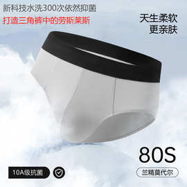 2025新款80S莫代尔男士10A抑菌透气舒适三角裤头中山厂家一件代发