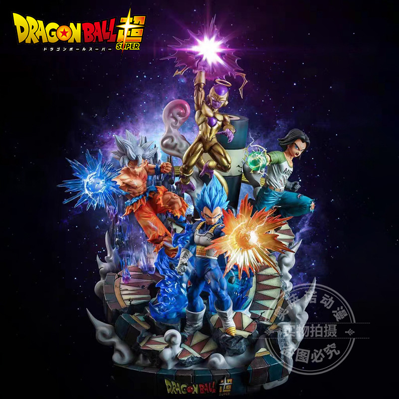 드래곤 볼 시리즈 핸드 헬드 소울 캐스팅 GK 파워 컨퍼런스 SUN WUKONG FRISSA NO.18 SAIYAN 동상 GK 핸드 헬드
