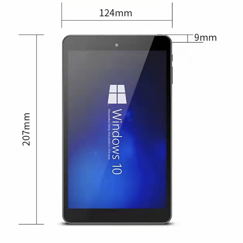 windows10 Tablet 4GB 128GB 8-inch Tablet Z8300 Quad Core Plastic Rear Case