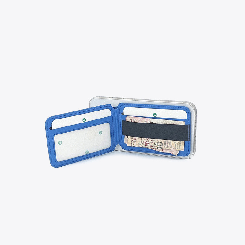 Aplicable a Apple iPhone 16 promox pivote barras PU goma fuerte tarjeta de succión magnética plegable bolsas de soporte de flip