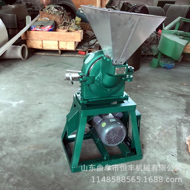 360型齿盘粉碎机虾皮虾壳粉碎机 多功能齿盘式粉碎机120目 打面机