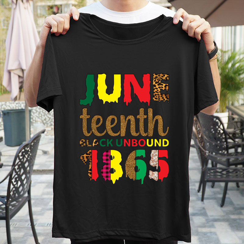 2026 New Juneteenth June Festival 1865 Summer Casual Short Sleeve T-Shirt