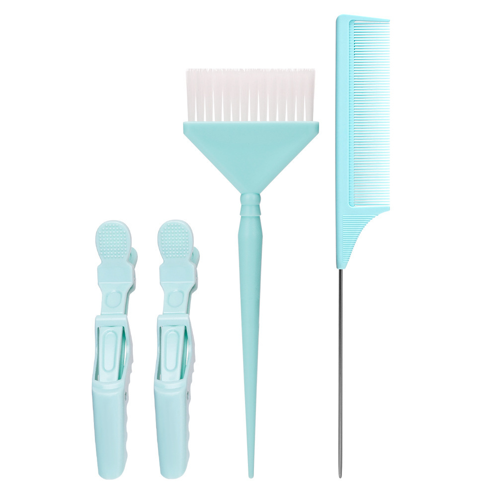 Herramientas de cepillo de teñido de aceite de peluquería salón profesional de teñido de cabello peine de teñido de cabello mango de cepillo de teñido de cabello unilateral pelo blando unilateral peine de teñido de cabello