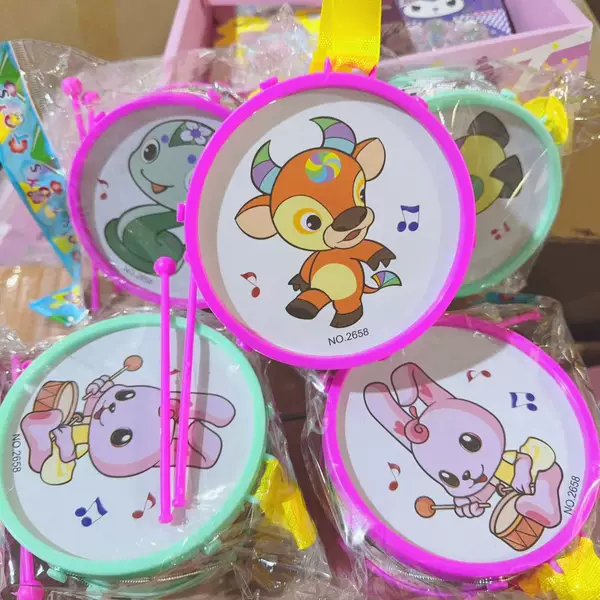 Small Drum Toy Children's Sing Drum Kindergarten Baby's Hands Beat Drum 3 Years Old 2 Music Enlightenment Orff Percussion