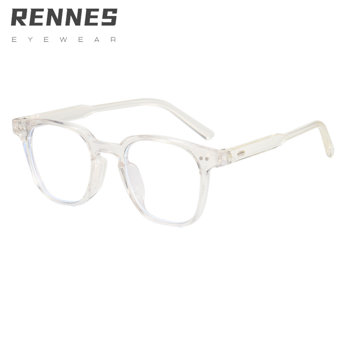 2021 nueva moda estilo coreano beige uñas gafas lisas poco Libro Rojo neto rojo ins misma moda gafas de luz anti-azul