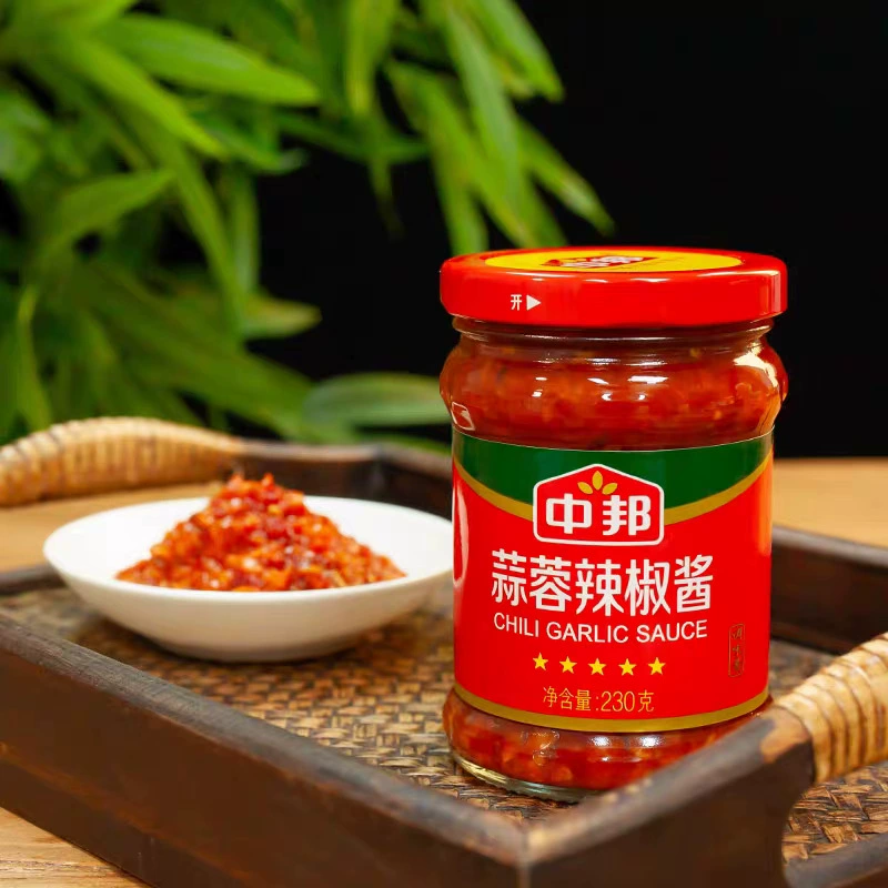 Чили-соус Zhongbang с чесноком, 230 г, для бибимбапа, горячего горшка, мясных сосисок, рисовой лапши, мягко-острый приправа, острый соус