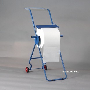 Floor-Standing Mobile Paper Roll Rack Industrial Wiper Rack Industrial Wiper Metal Placement Rack Industrial Large Roll Paper Rack