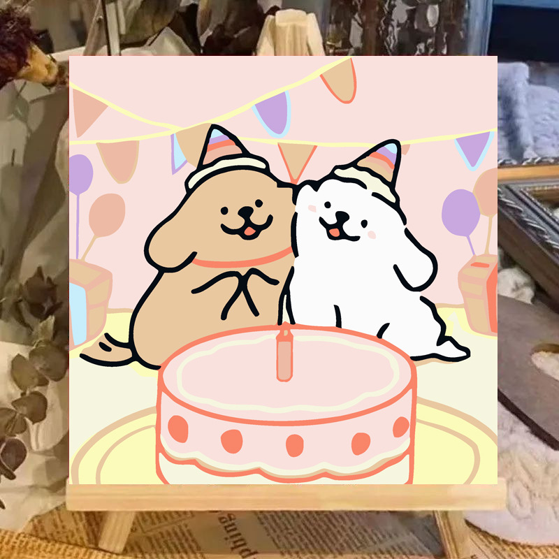 R003 / 20*20cm paint+brush+backing board