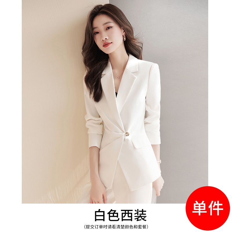 White classic suit jacket