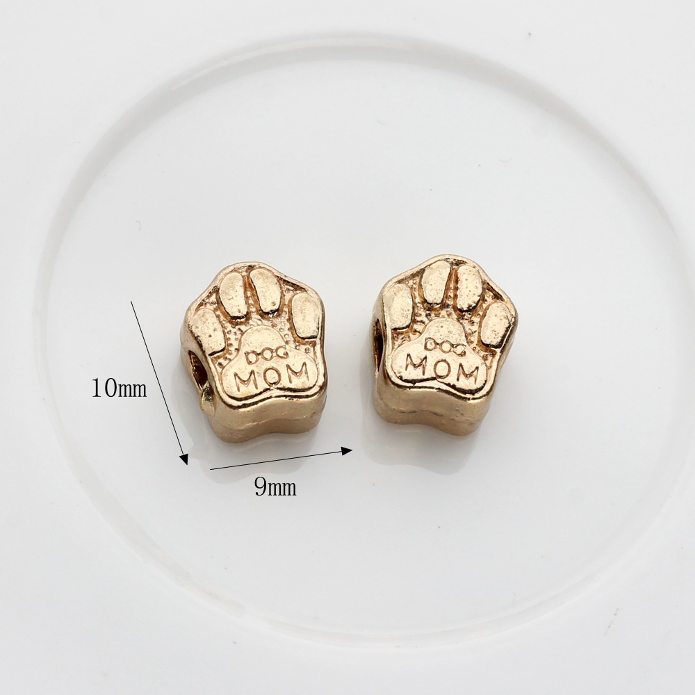 Cute Paw Print Zinc Alloy Plating Inlay Zircon Jewelry Accessories display picture 14