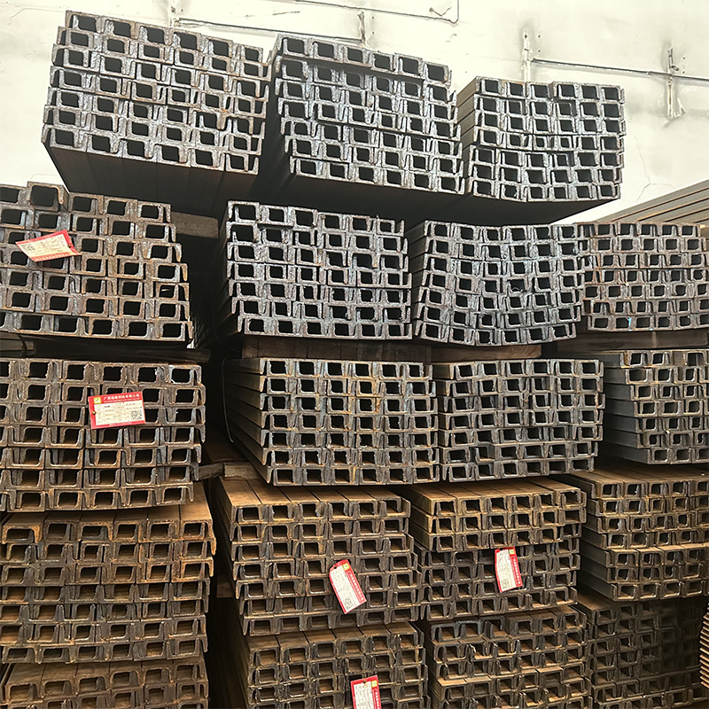 上海厂家黑料槽钢Q345B建筑桥梁冷弯异型钢幕墙用建筑工程槽钢