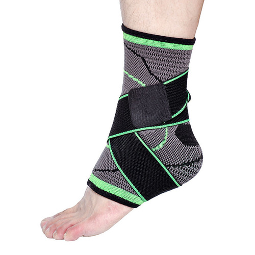 Cross-border sports ankle brace Amazon nylon outdoor bandage ankle knitted pressurized basketball special sports ankle brace