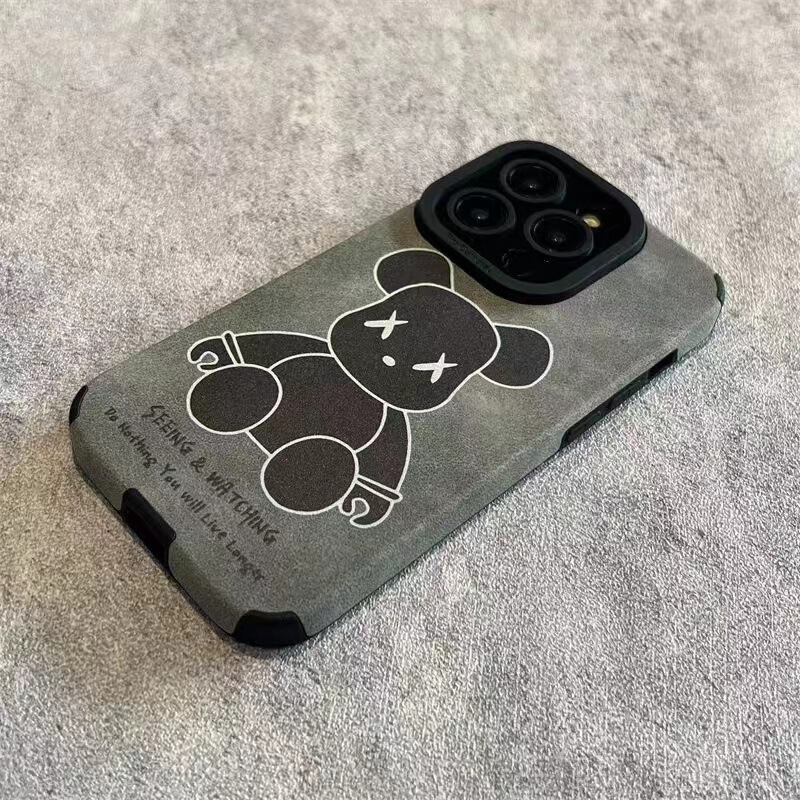Suitable for Tide brand violent bear Apple 13 mobile phone case 14/12pro/11Promax/xsmax/8p/xr/x Soft