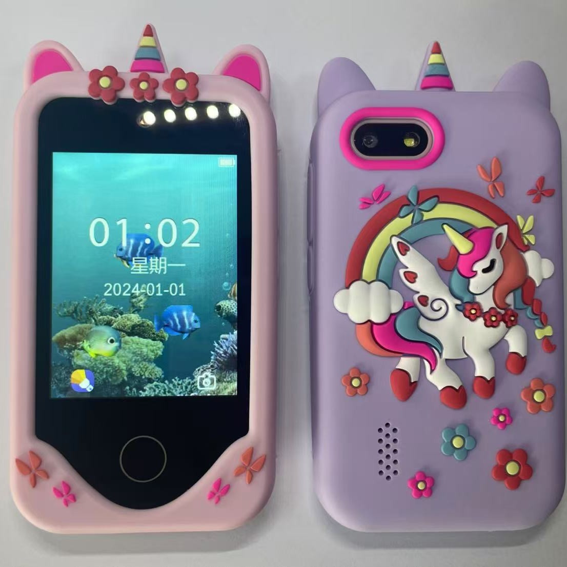 Transfronterizo Amazon nueva cámara de teléfono móvil para niños Rainbow Horse Little Horse Baoli Regalo de la consola de juegos de video y cámara