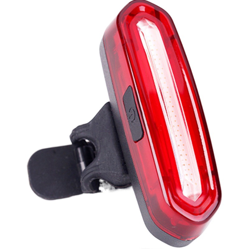 Bicicleta luz trasera USB recargable Riding noche intermitente LED luz de advertencia accesorios para bicicletas montar equipo