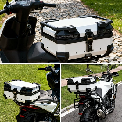 Knight Aluminum Alloy Tail Box: Motorcycle trunk
