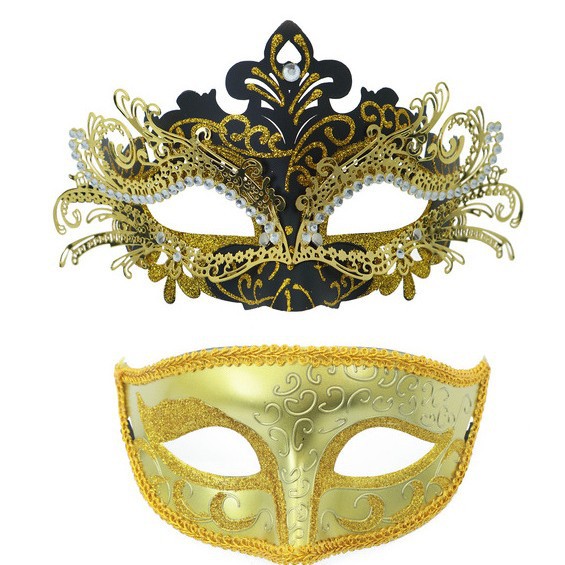 Transfronterizo suministro directo máscara de cabeza plana pintada Amazon Carnaval espectáculo de cine y televisión baile máscara de mitad de cara props