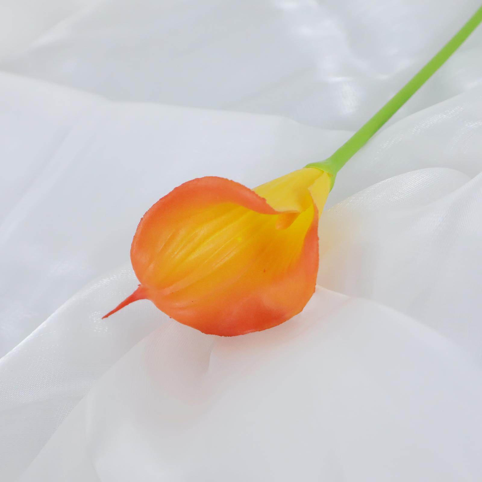 Mini mano-sensación Calla Lily falso ramo de flores artificiales transfronterizas Comercio exterior decoración del hogar Accesorios de fotografía fábrica al por mayor