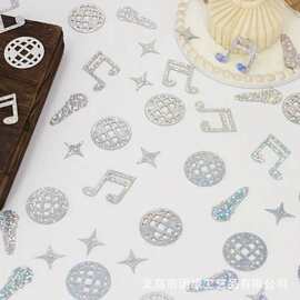 100pcs迪斯科纸屑灯球造型五彩confetti 派对抛洒装饰乔迁装饰