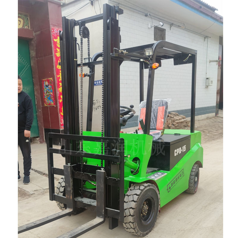 座驾式电动叉车 2吨小型新能源叉车 仓库堆高车