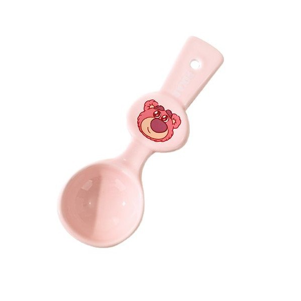 Cuchara de comida para niños de dibujos animados de Disney Cuchara de alimentos para bebés Vajilla para el hogar Cuchara de postre de cerámica de alto valor