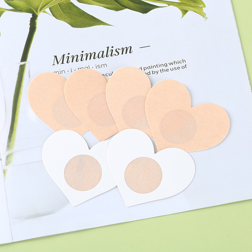 Disposable plum blossom nipple patches, disposable non-woven breast patches, anti-exposure nipple patches, invisible traceless breast patches, wholesale