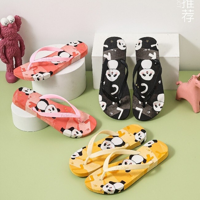 Personalized Simple Flip-Flops Men's and Women's Korean Style Casual Outdoor Seaside Anti-Slip Flops Summer Internet Popular Couple Sandals and Slippers