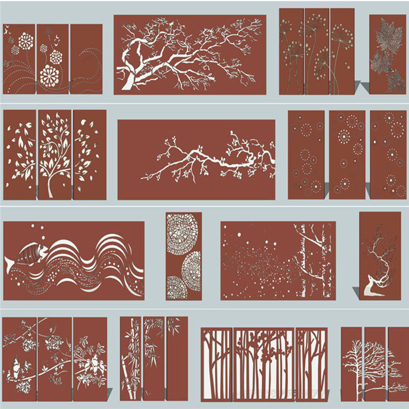 山东批发 耐候板 耐候幕墙 激光雕刻景观用 红锈钢板 做工精细