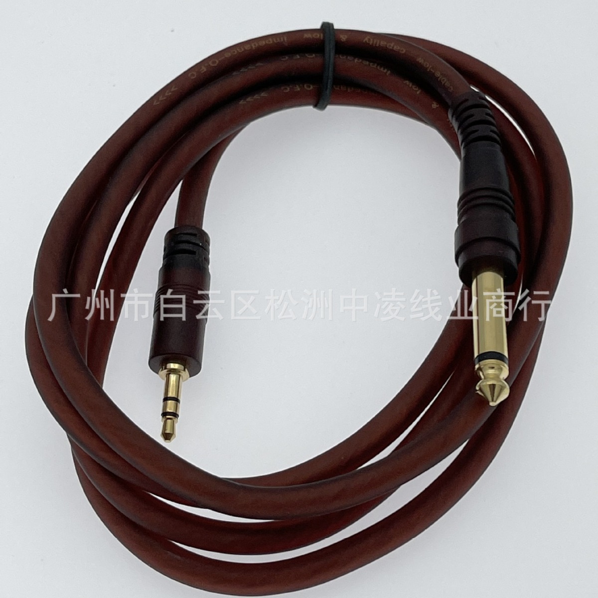 3.5MM立体公对6.35单音公乐器线,吉他线,3.5立体公对6.5单声公线