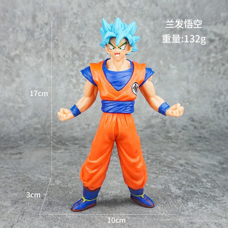ドラゴンボール家族ポートレート悟空カカロットフィギュアサイヤ人ベジータスーパーブルー人形周辺誕生日ギフト|undefined