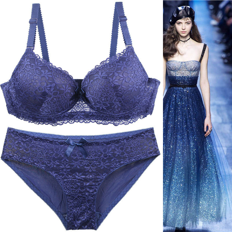 European and American Export Plus Size Women's French Lace Pure Lust Intimates Set Sexy Luxury High-End Women's Bra Set European and American Export Plus Size Women's French Lace Pure Lust Intimates Set Sexy Luxury High-End Women's Bra Set