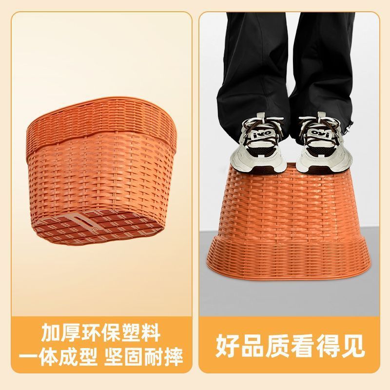 电动车后置车筐电动摩托车后尾挂篮置物车篓后用靠背菜篮子|undefined