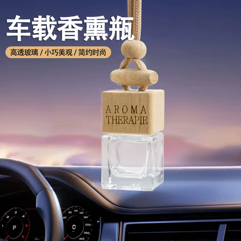 Автомобильная бутылка ароматерапии квартет стеклянная парфюмерная бутылка для дезодоранта