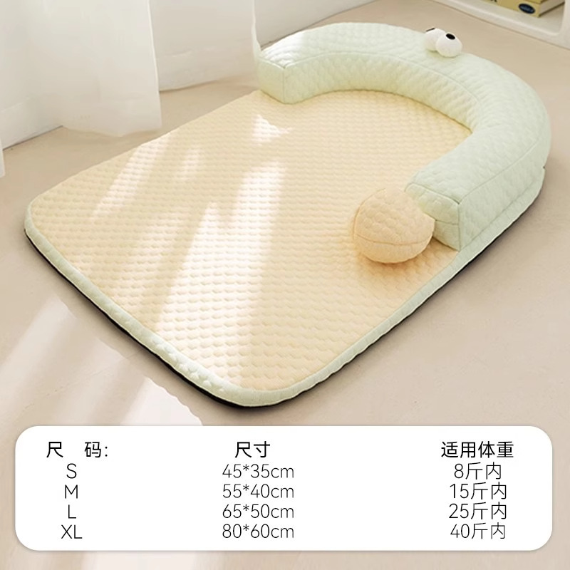 Primavera y verano Gato Ojos grandes Monstruo Cojín Almohada Nido para gatos Sofá fresco Nido para perros Refrescante Nido para mascotas Almohadilla para perros