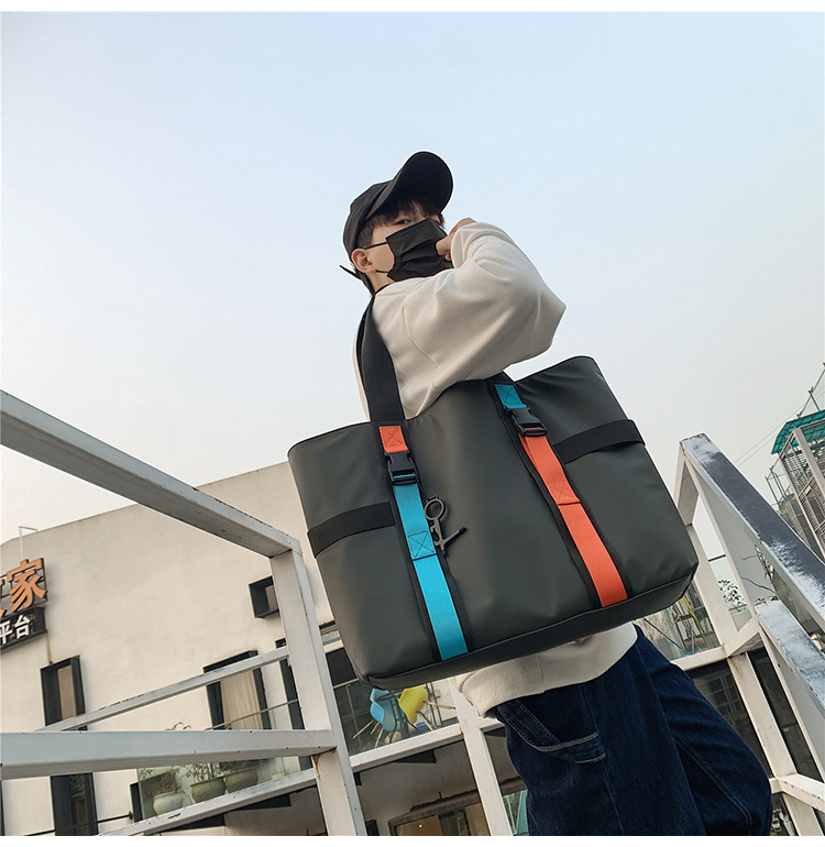 Travel Bags Womens Short Business Trip Lightweight Japanese Luggage Bag Sports Gym Bag Male Travel Bag Student Luggage Bagpicture8