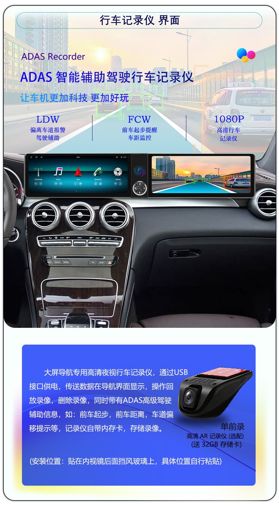 Hot-Selling Fangyitong 7870/Double 12.3inch Screen Interactive Smart Android 4g Versatile Large Screen Navigator