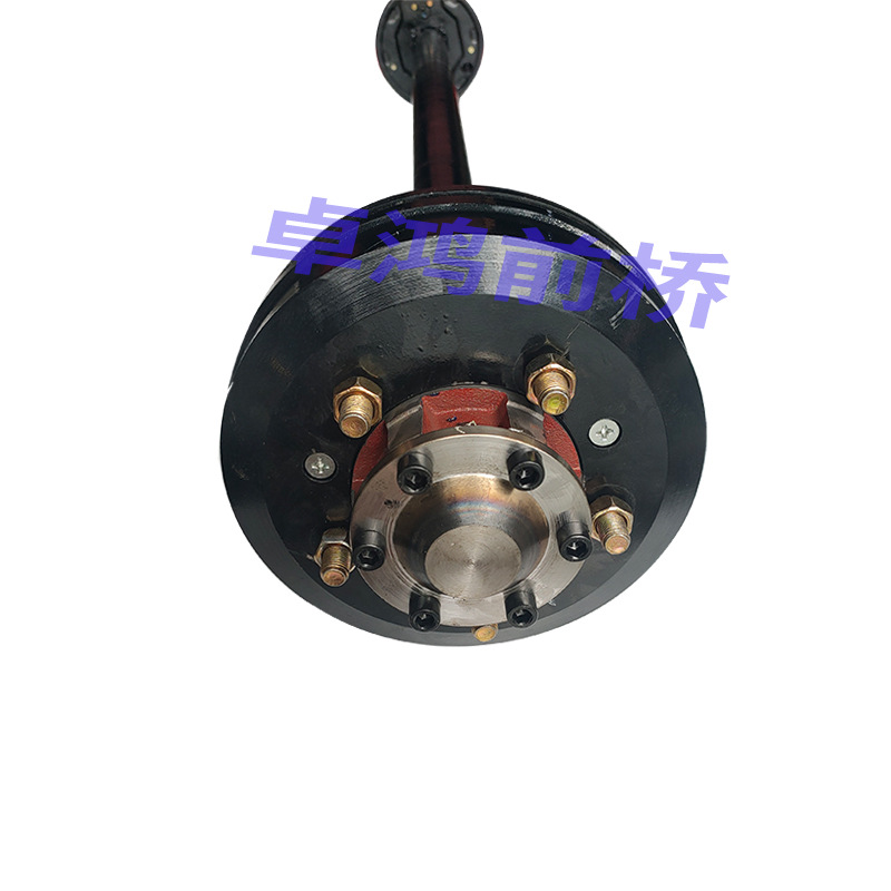 Heavy SUV trailer straight Bridge Assembly five-hole drum brake rear axle assembly load 4-10 tons RV load truck