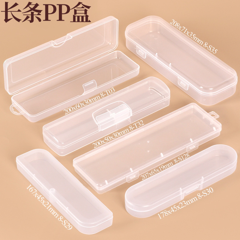 Injection Plastic Packaging Box Transparent Electronic Components Storage Box Brush Plastic Box Multifunctional Parts Accessories Box