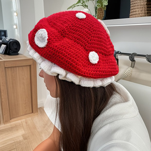 ���ֹ����R�d�羳�f�}���}�Qᘿ�Mushroom Cap Hat�Z���Ģ��ñ��