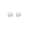 Silver needle, small design earrings from pearl, silver 925 sample, 2024 years, light luxury style